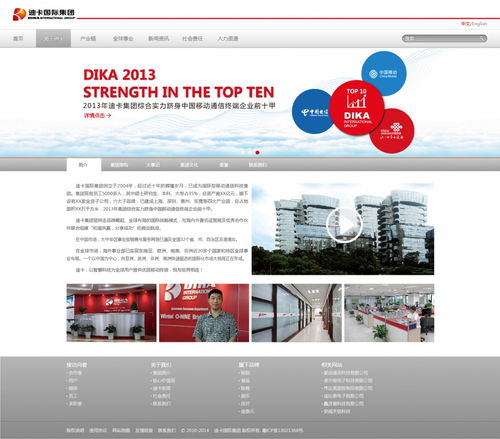 迪卡國際集團(tuán)網(wǎng)站UI設(shè)計(jì) 打造專業(yè)、現(xiàn)代與用戶友好的網(wǎng)頁體驗(yàn)